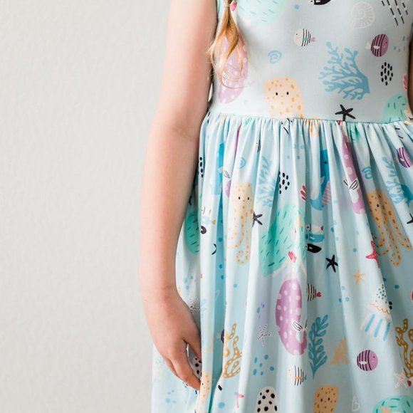 Mila & Rose Happy As A Clam Tank Twirl Dress - Picture 3 of 5